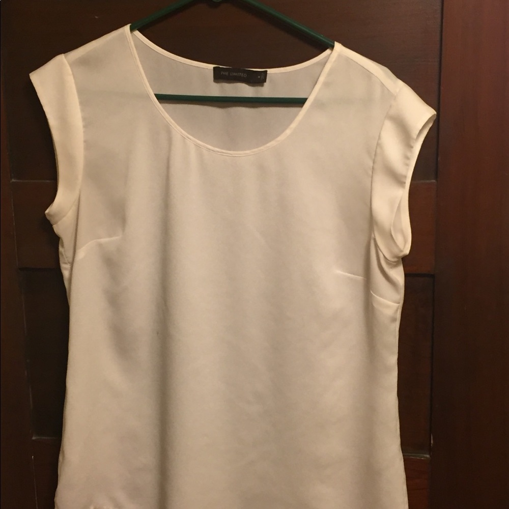 Sheer cream top